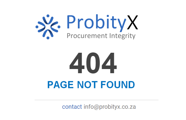 Page not found - 404 : Contact Probityx